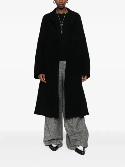 Boboutic Wool Coat In Black