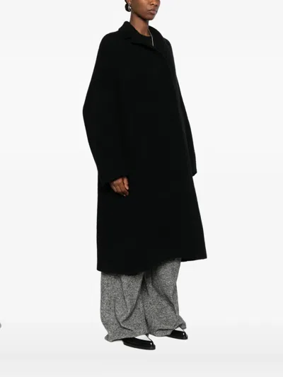 Boboutic Wool Coat In Black