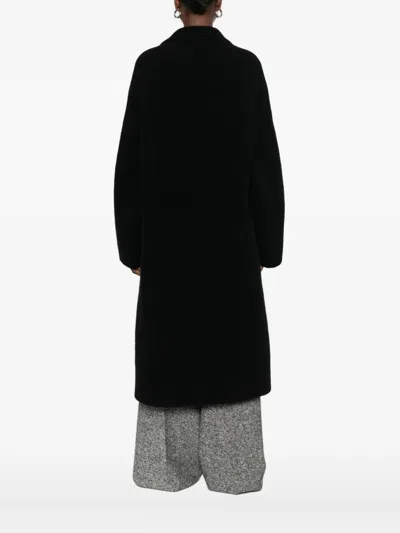 Boboutic Wool Coat In Black