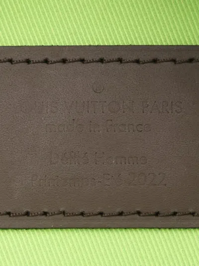 Pre-owned Louis Vuitton 2021-2025 Monogram Vertical Box Trunk Satchel In Brown