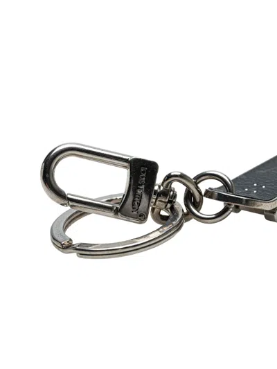 Pre-owned Louis Vuitton 2020 Monogram Eclipse Skateboard Bag Charm And Key Holder In Black