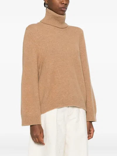 Boboutic Turtleneck Sweater In Brown