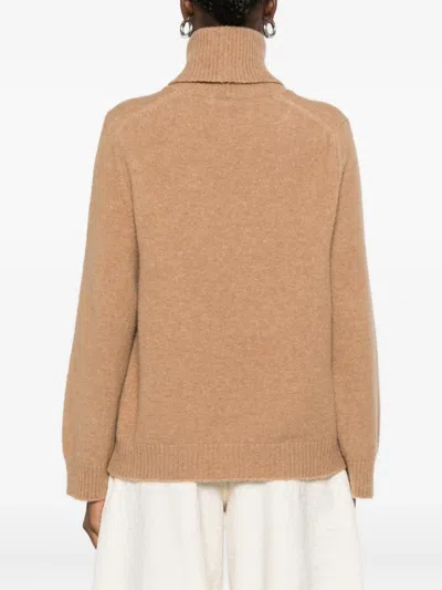 Boboutic Turtleneck Sweater In Brown