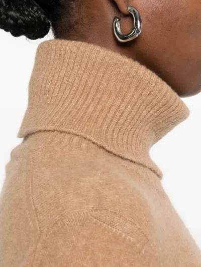 Boboutic Turtleneck Sweater In Brown