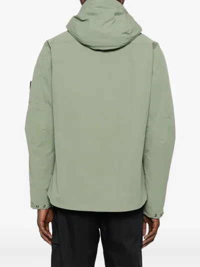 C.p. Company Outerwear Medium Jacket In Pro-tek Clothing In Green