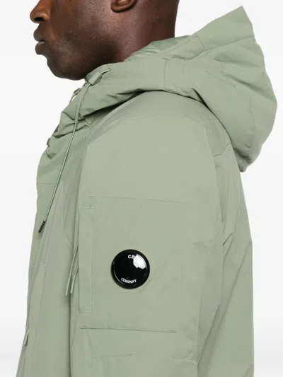 C.p. Company Outerwear Medium Jacket In Pro-tek Clothing In Green