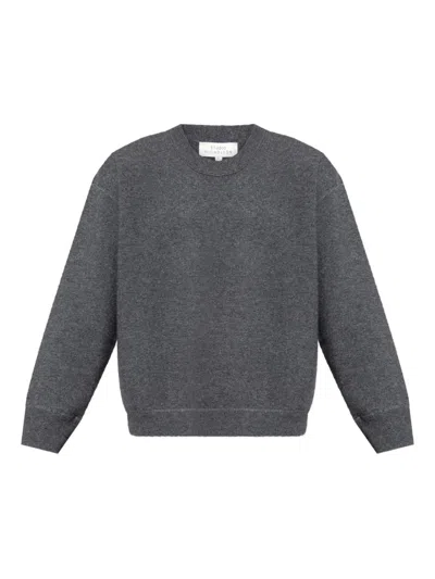 Studio Nicholson Moray Sn-1494 Knitwear In Grey Cashmere In Gray