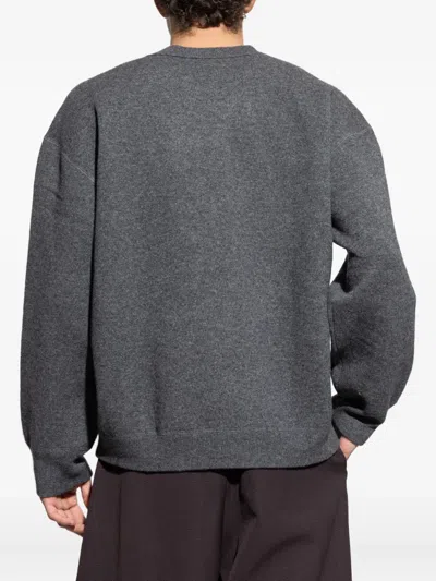Studio Nicholson Moray Sn-1494 Knitwear In Grey Cashmere In Gray
