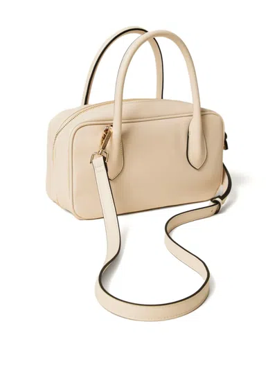 Twinset Top-handle Zip-fastening Bag In Neutral