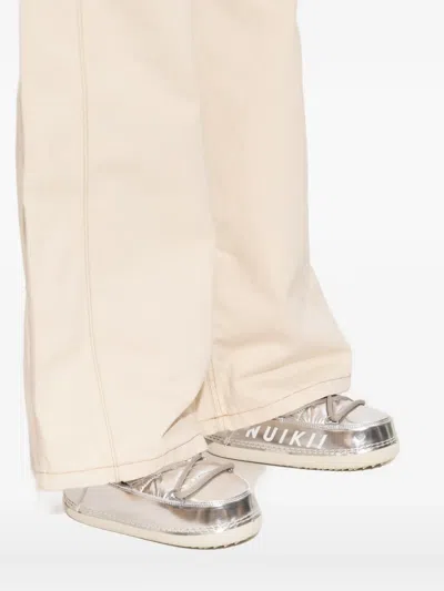 Inuikii Mountain Quilted Metallic Snow Boots In Silver