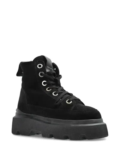 Inuikii Matilda Lace-up Platform Boots In Black