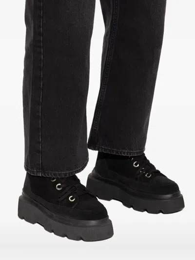 Inuikii Matilda Lace-up Platform Boots In Black