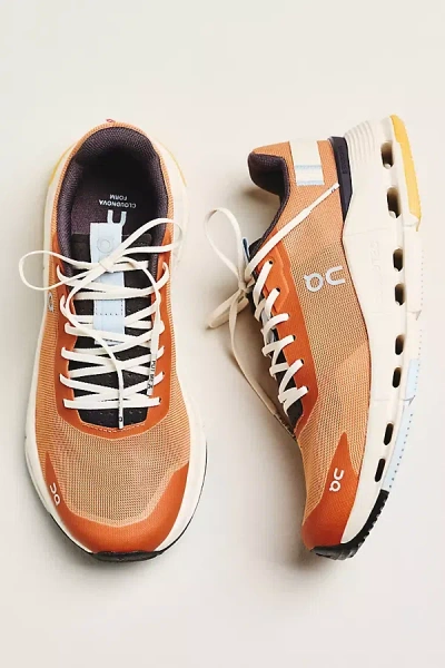 On Cloudnova Form 2 Sneakers In Orange