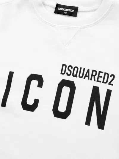 Dsquared2 Kids Icon Sweatshirt In White