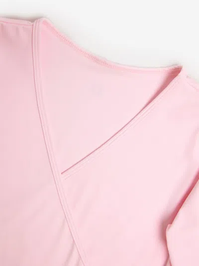 Danskin Rhythm Wrap Top In Pink