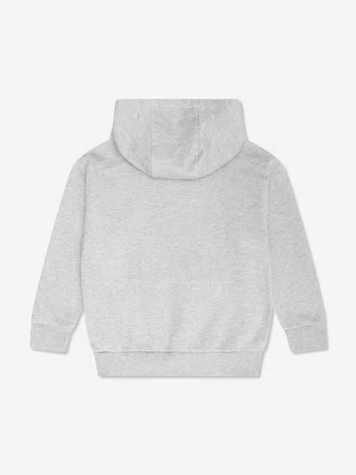Versace Kids Medusa Logo Hoodie In Gray