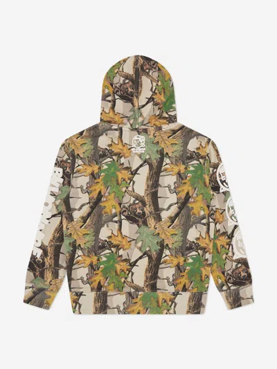 Billionaire Boys Club Kids Tree Camo Popover Hood In Multi
