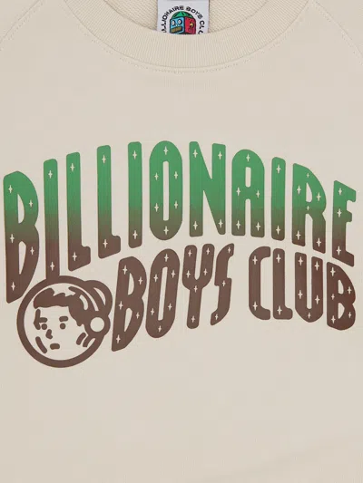Billionaire Boys Club Kids Gradient Arch Logo Crewneck In Nude