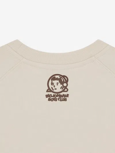 Billionaire Boys Club Kids Gradient Arch Logo Crewneck In Nude