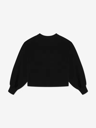 Moschino Crewneck Sweater In Black
