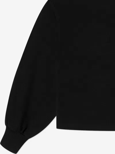 Moschino Crewneck Sweater In Black