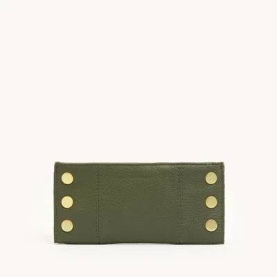 Hammitt 110 North Olive Brushed Gold Sml In Green