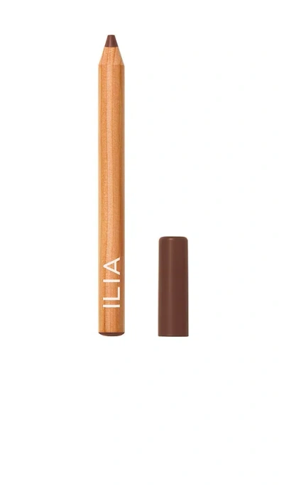 Ilia Lip Sketch Hydrating Crayon In Brown