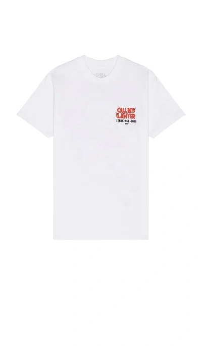Market Hot Stuff Call My Lawyer Tee In White