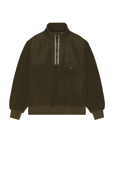 Rhythm Pfeiffer Sherpa Fleece Pullover In Multi