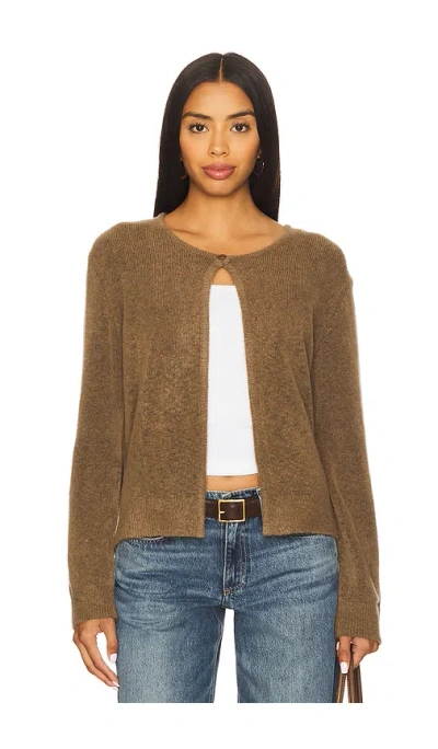 Samsoe & Samsoe Womens Otter Sacassandra Split Wool-blend Cardigan In Brown