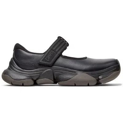 Camper Karst 2 Leather Slip-on Sneakers In Black