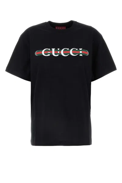 Gucci New 70s Cotton T-shirt In Black