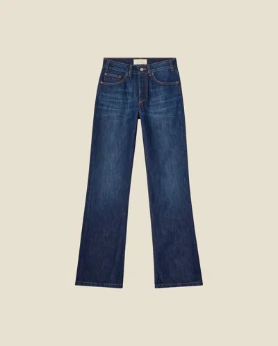 Jeanerica Sisli Mid-rise Bootcut Jeans In Blue