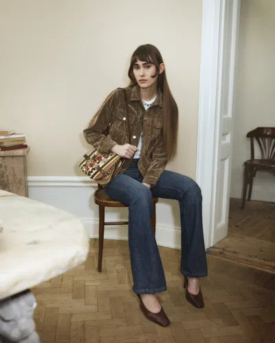 Jeanerica Sisli Mid-rise Bootcut Jeans In Blue