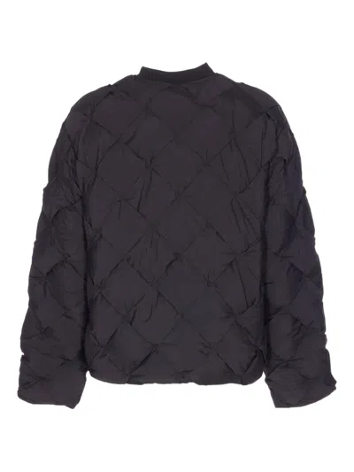 Represent Mens Jet Black Pillow Quilted Puffer Jacket Xl In Brown