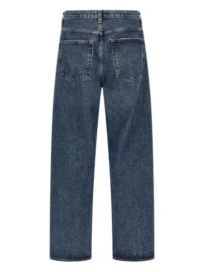 Agolde Sky Blue 90 Jeans In Blue