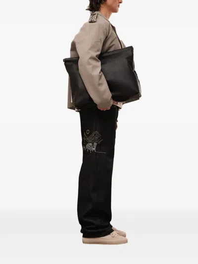 Rough Cropped Double-breasted Trench Jacket In Green