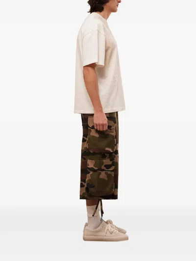 Rough Logo-print T-shirt In White