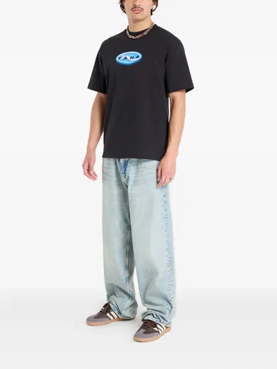 Vans Logo-print T-shirt In Black