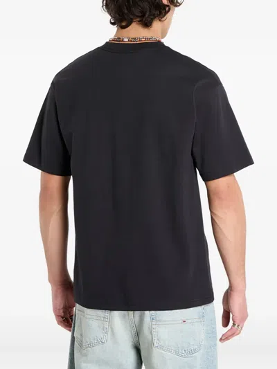 Vans Logo-print T-shirt In Black