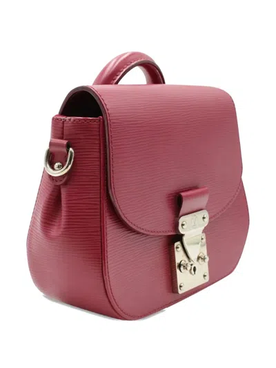 Pre-owned Louis Vuitton Leather Flap Bag In Pink
