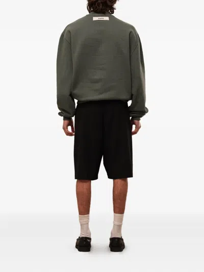 Rough Landscape-print Cotton Sweatshirt In Gray