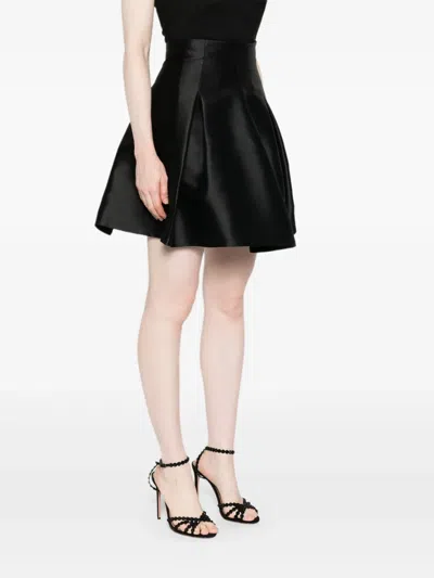 Gemy Maalouf Pleated Skirt In Black