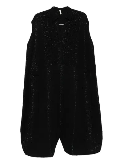 Boboutic Sleeveless Glittered Trousers In Black