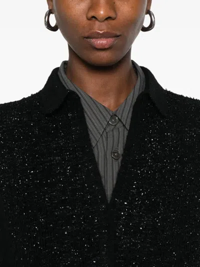 Boboutic Sleeveless Glittered Trousers In Black