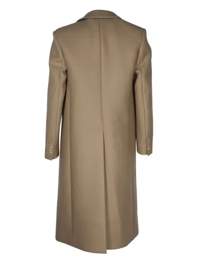 Pre-owned The Row Peak-lapel Single-breasted Coat In Brown