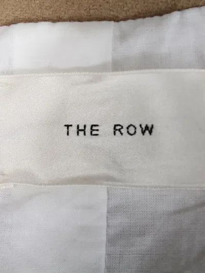 Pre-owned The Row Peak-lapel Single-breasted Coat In Brown