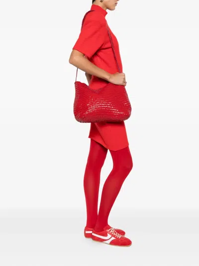 Dragon Diffusion Santa Marta Shoulder Bag In Red