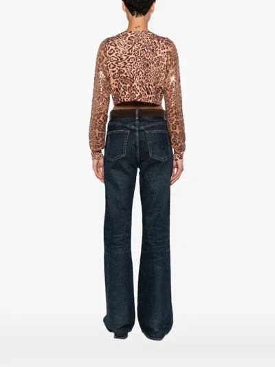 Twinset Leopard-print Sequin Cardigan In Animal Print