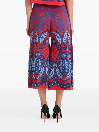 Temperley London Chevron-pattern Trousers In Multi